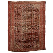 Tapis Ancien Asiatique Laine
