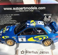 AUTOart 1:18 Subaru Impreza WRC 22B 1997 Safari Rally Winner 3 Colin McRae