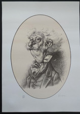 FRANQUIN GASTON LAGAFFE SERIGRAPHIE "LE COMTE DE CHAMPIGNAC" NUMEROTE SIGNE 