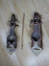 Lot de 2 sarinda sarangi népalais du peuple gandharba ou gainé