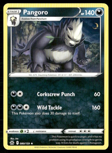 Pangoro crz 080 159 swsh - pangoro, [crz