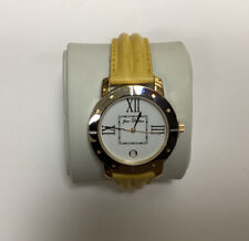 Montre JEAN DELATOUR En Acier Et Cuir Veau Nautic Jaune