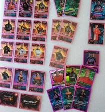 F1 Topps Turbo Attax 2023 Formula 1 Pink Parallel Cards - Carte parallèle Rose