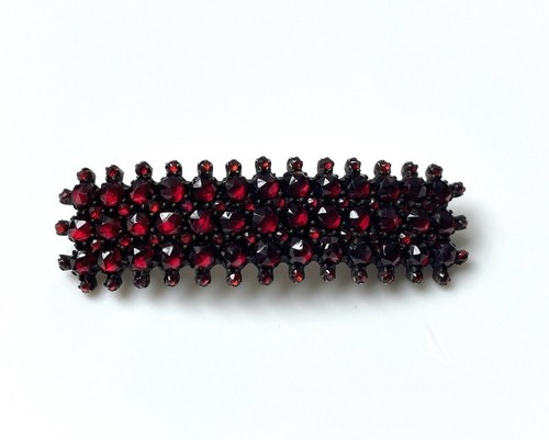 Ancien broche grenat antique - ancien,