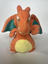 Vintage Pokemon Charizard 6" Bean Bag Plush # 06 Dracaufeu 1998 Hasbro Nintendo