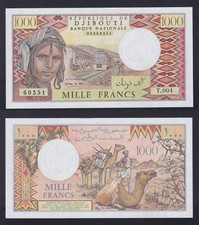 Billet Djibouti 1000 Francs