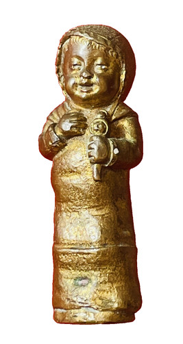 Petit bronze ancien - , enfant