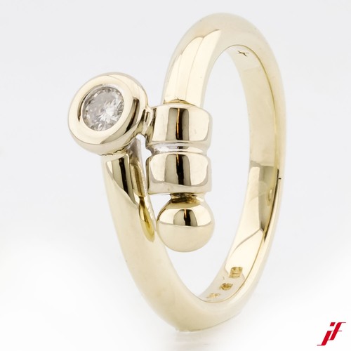 Anneau solitaire 585 14k - 585/14k, or
