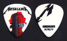 Metallica James Hetfield Copenhague 2/7/17 Mediator - Tournée WorldWired 2017