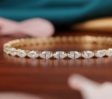 Bracelet tennis diamant taille