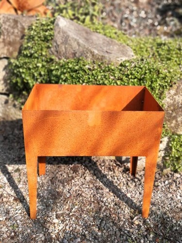 Jardinière rouille noble - jardinière, en