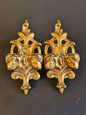 Paire de poignées vintage en