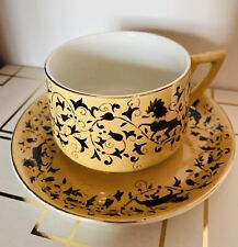 TASSE à Déjeuner ANCIENNE OPAQUE de  SARREGUEMINES avec Sous-tasse