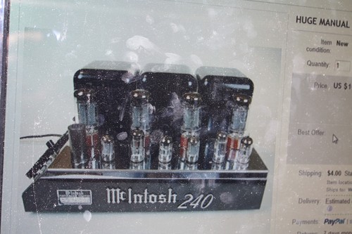 Huge manual mcintosh radio - manual,