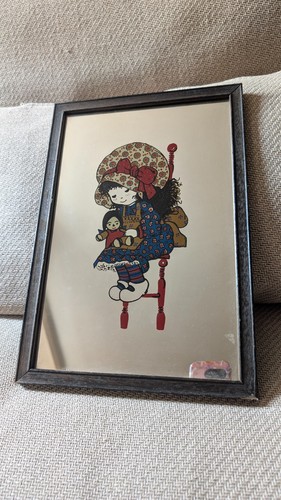 Ancien miroir sarah kay fille - sarah,