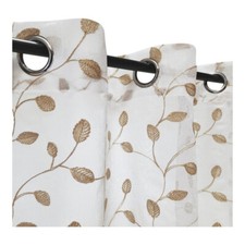 Rideau voilage blanc et