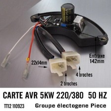 Piece Régulateur Tension AVR pour Groupe Electrogene 4 a 5kva 220  380v Triphase
