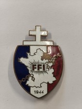 Insigne FFI 1944 Forces Françaises de l'Intérieur Région C - Numéroté 
