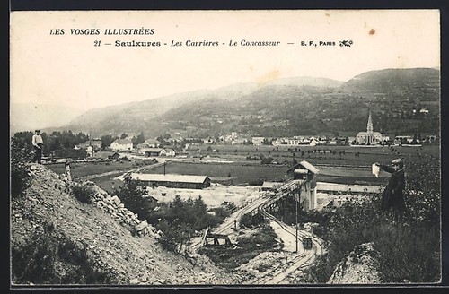 Cpa saulxures les carrières - les,