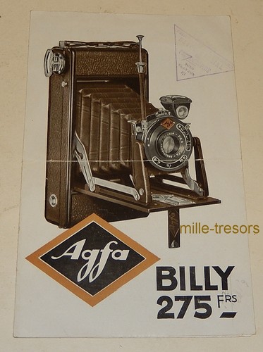 Dépliant agfa billy - billy, objectif
