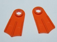 Lego minifig orange footgear - lego,