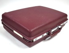 Valise Rigide Vintage Samsonite Bourgogne 21x17x6" BF697