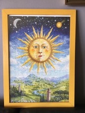 Tableau avec puzzle Soleil 