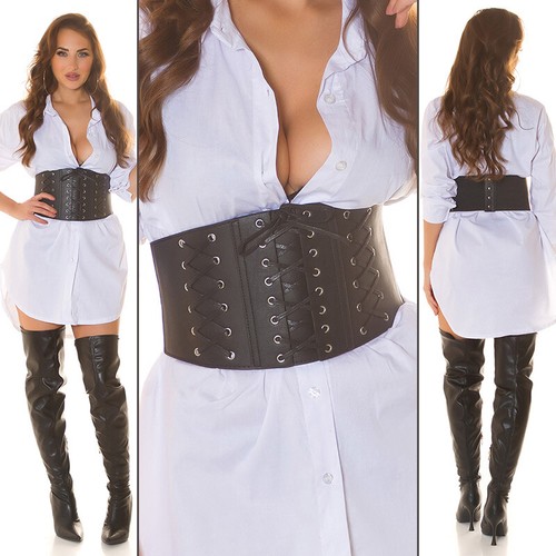 Cinture haute faux - haute, serrage