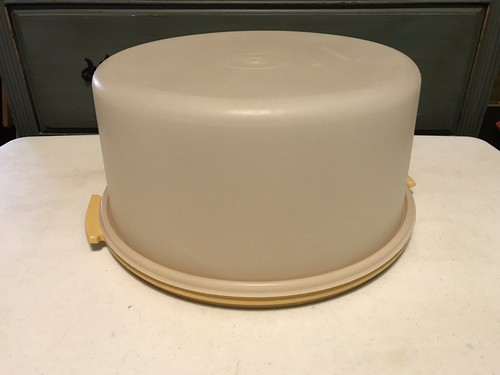 Vintage tupperware tall round - vintage,