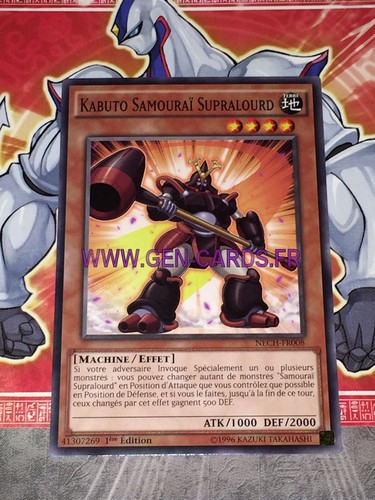 Carte kabuto samourai - yu, gi
