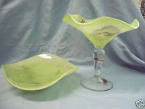 Bols verre nobles vert - bols,