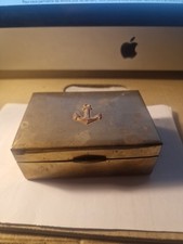 boite  en Laiton Décor Ancre