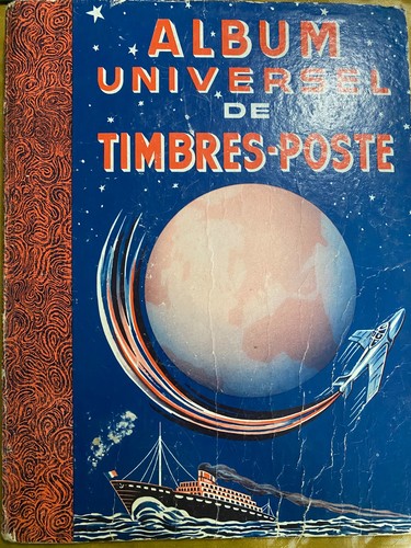 Ancien album timbres - de,