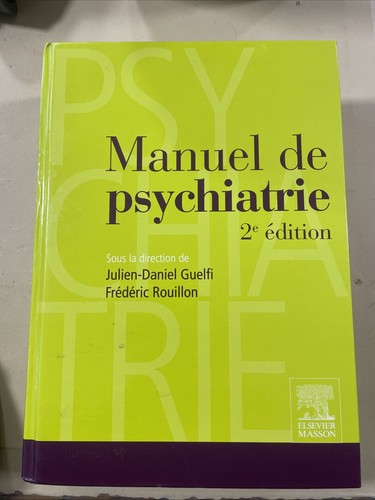 Manuel psychiatrie jd - psychiatrie,,