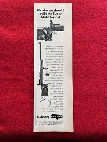 Vintage 1972 anschutz - 1972, super