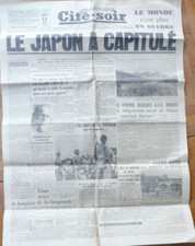 Cité-soir 11 août 1945