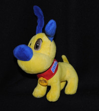 Peluche doudou chien jaune