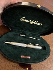 Stylo Bille Ferrari da Varese, Argent Massif et Nacre, Quasi Neuf