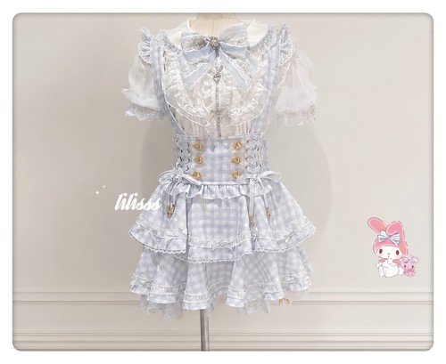 Liz lisa white blue - liz,
