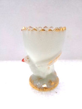 Coquetier en opaline  "