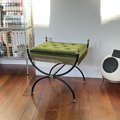 Tabouret vintage néoclassique - tabouret,