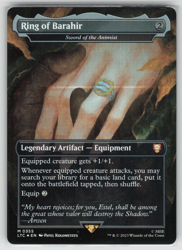 Ring barahir sword of - of, the
