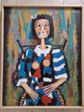 Roland chanco huile sur toile - huile,
