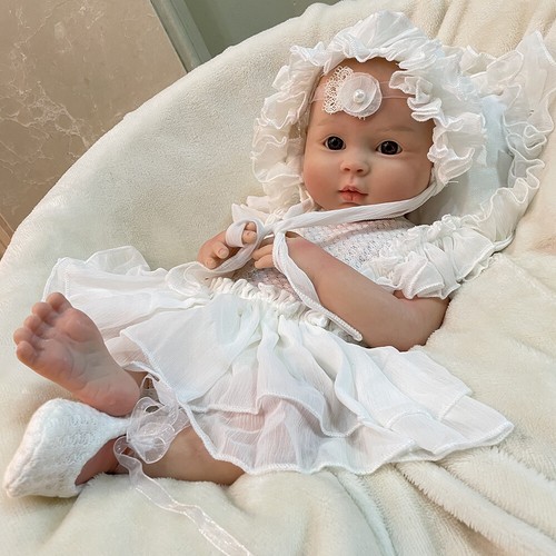 45cm solid silicone baby girl - solid,