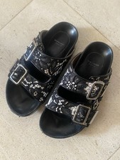 Sandales cuir dentelle - sandales,