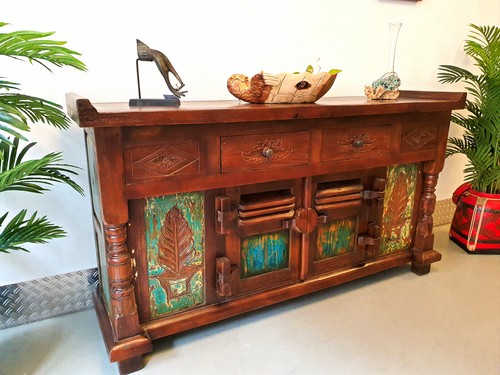 Buffet massif antique vintage - buffet,