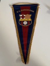 FC Barcelona grand fanion vintage football banderin pennant Barcelone