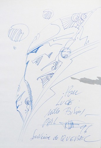 Dessin original dédicace - , de