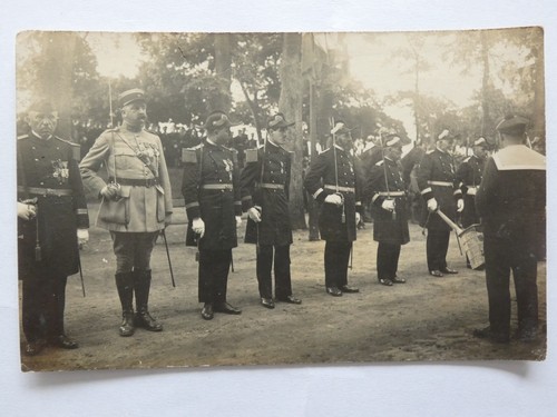 Cpa carte photo officiers - cpa,