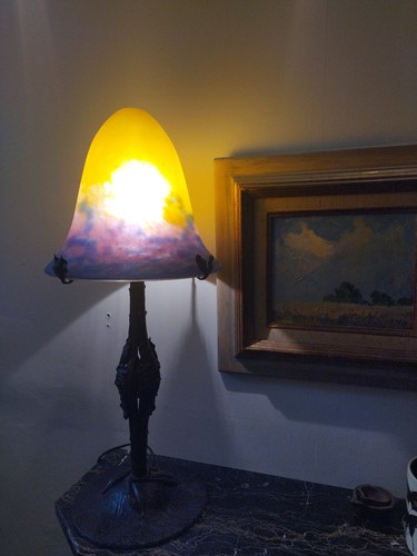 Lampe art nouveau müller - lampe,
